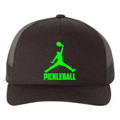 Green Pickleball Sports Logo Yupoong Adult 5-Panel Trucker Hat