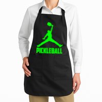 Green Pickleball Sports Logo Apron