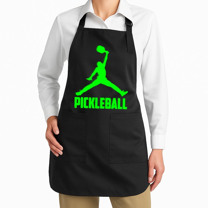 Green Pickleball Sports Logo Apron