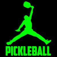 Green Pickleball Sports Logo Apron