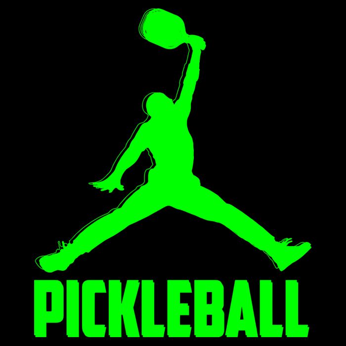 Green Pickleball Sports Logo Apron