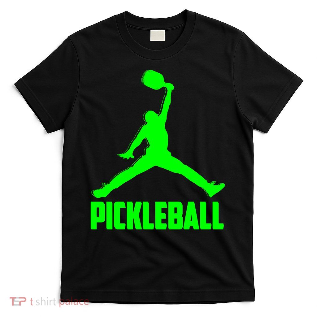 Green Pickleball Sports Logo T-Shirt