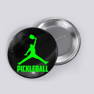 Green Pickleball Sports Logo Button