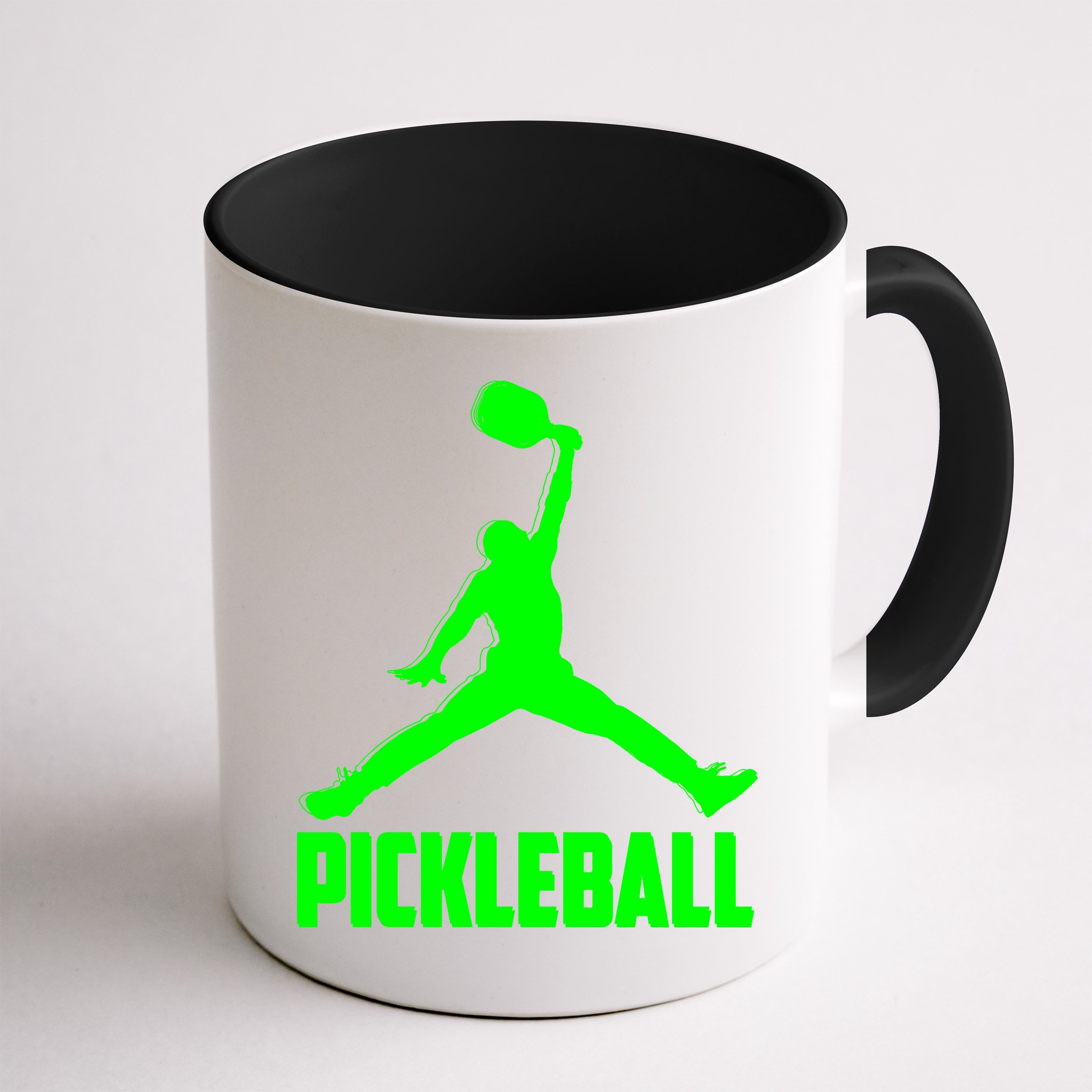 Green Pickleball Sports Logo Mug