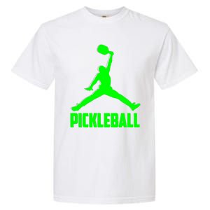 Green Pickleball Sports Logo Garment-Dyed Heavyweight T-Shirt