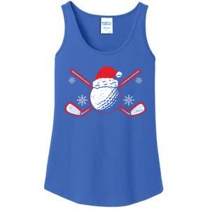 Golf Player Sport Lover Golfer Merry Xmas Christmas Day Gift Ladies Essential Tank