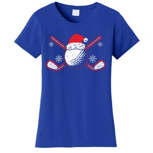 Golf Player Sport Lover Golfer Merry Xmas Christmas Day Gift Women's T-Shirt