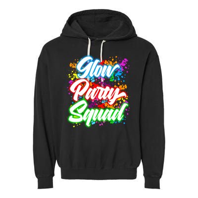 Glow Party Squad Neon Garment-Dyed Fleece Hoodie
