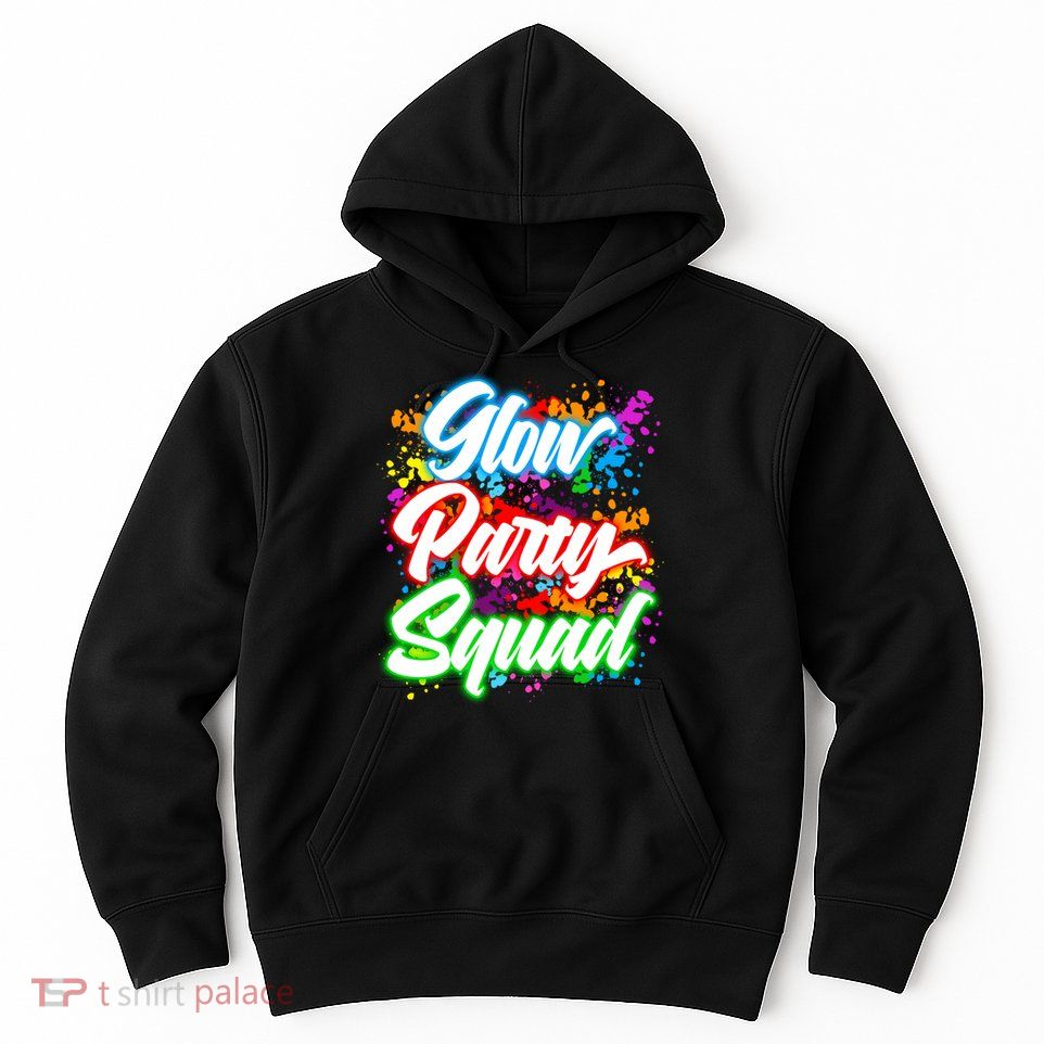 Glow Party Squad Neon Hoodie