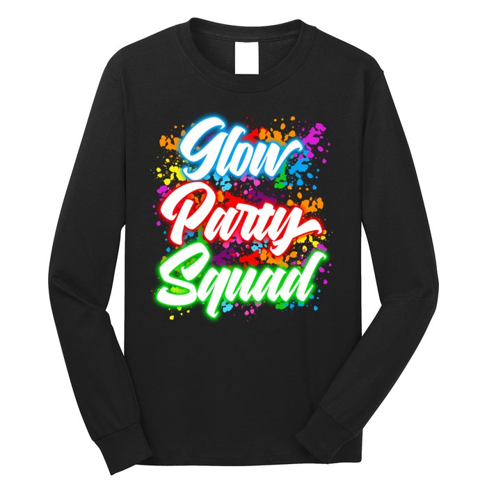 Glow Party Squad Neon Long Sleeve Shirt