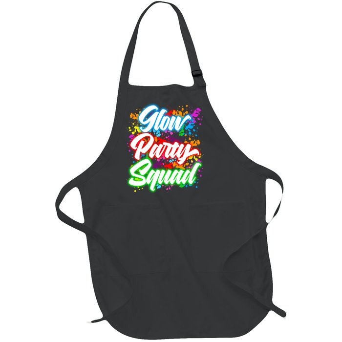 Glow Party Squad Neon Full-Length Apron With Pockets