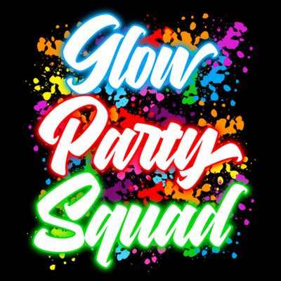 Glow Party Squad Neon T-Shirt