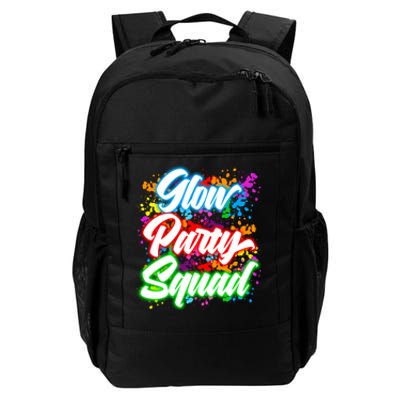 Glow Party Squad Neon Daily Commute Backpack