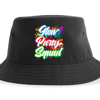 Glow Party Squad Neon Sustainable Bucket Hat