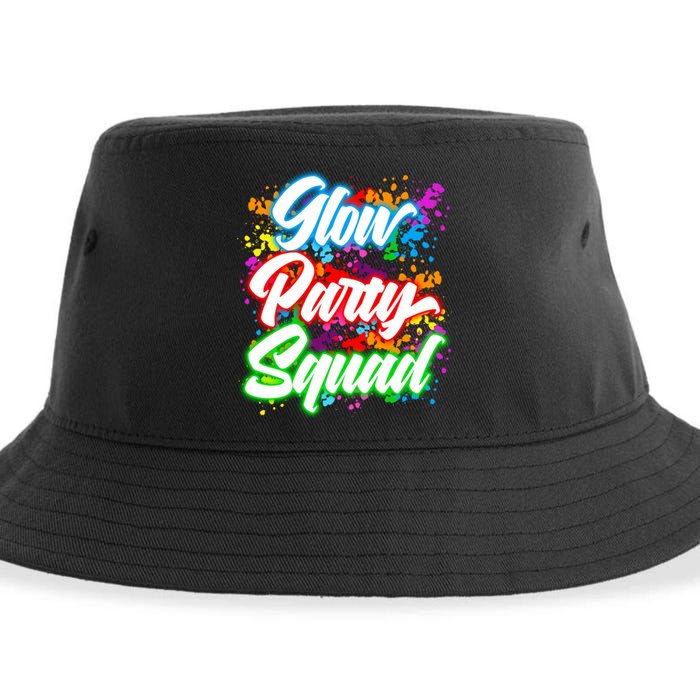 Glow Party Squad Neon Sustainable Bucket Hat