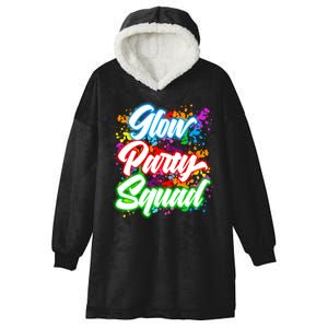 Glow Party Squad Neon Hooded Wearable Blanket