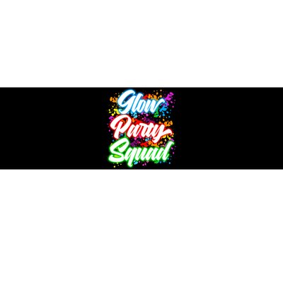 Glow Party Squad Neon Bumper Sticker