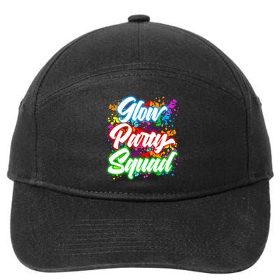 Glow Party Squad Neon 7-Panel Snapback Hat