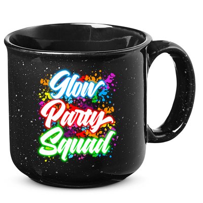 Glow Party Squad Neon 15oz Campfire Ceramic Mug