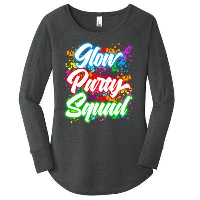 Glow Party Squad Neon Women's Perfect Tri Tunic Long Sleeve Shirt