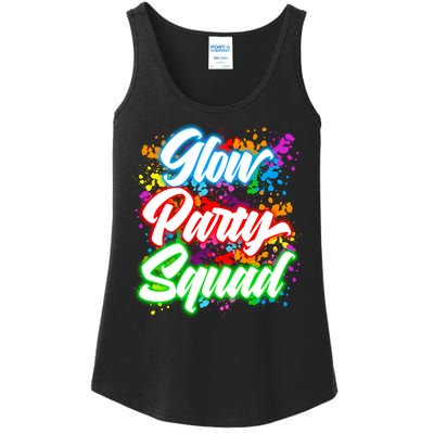 Glow Party Squad Neon Ladies Essential Tank