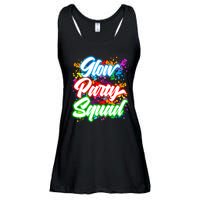 Glow Party Squad Neon Ladies Essential Flowy Tank