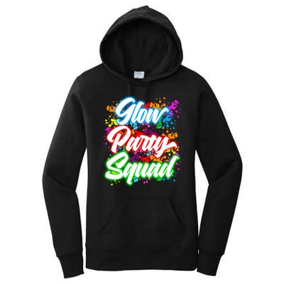 Glow Party Squad Neon Women's Pullover Hoodie