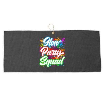 Glow Party Squad Neon Large Microfiber Waffle Golf Towel