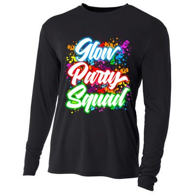 Glow Party Squad Neon Cooling Performance Long Sleeve Crew