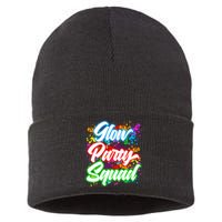 Glow Party Squad Neon Sustainable Knit Beanie