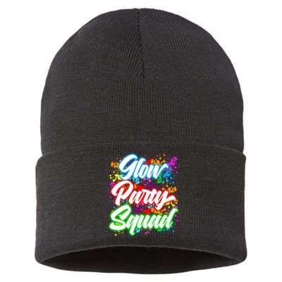 Glow Party Squad Neon Sustainable Knit Beanie