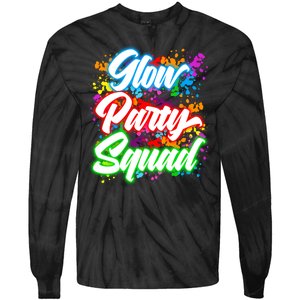 Glow Party Squad Neon Tie-Dye Long Sleeve Shirt