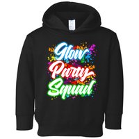 Glow Party Squad Neon Toddler Hoodie