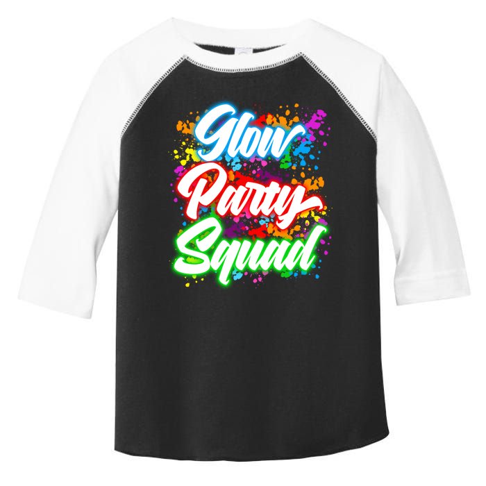 Glow Party Squad Neon Toddler Fine Jersey T-Shirt