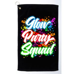 Glow Party Squad Neon Platinum Collection Golf Towel