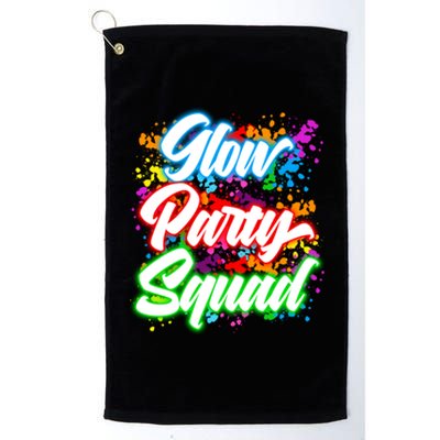 Glow Party Squad Neon Platinum Collection Golf Towel