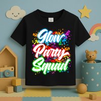Glow Party Squad Neon Toddler T-Shirt