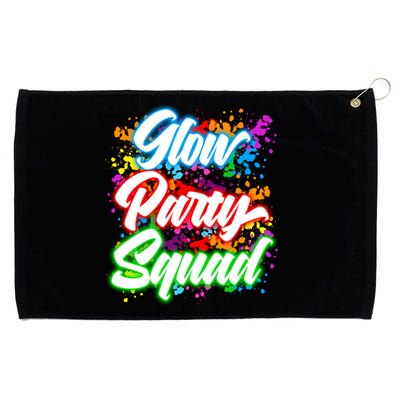 Glow Party Squad Neon Grommeted Golf Towel