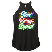 Glow Party Squad Neon Women's Perfect Tri Rocker Tank