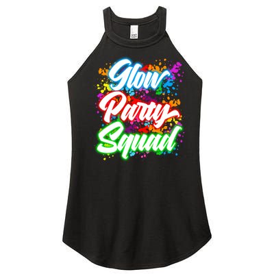 Glow Party Squad Neon Women's Perfect Tri Rocker Tank