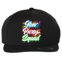 Glow Party Squad Neon Wool Snapback Cap