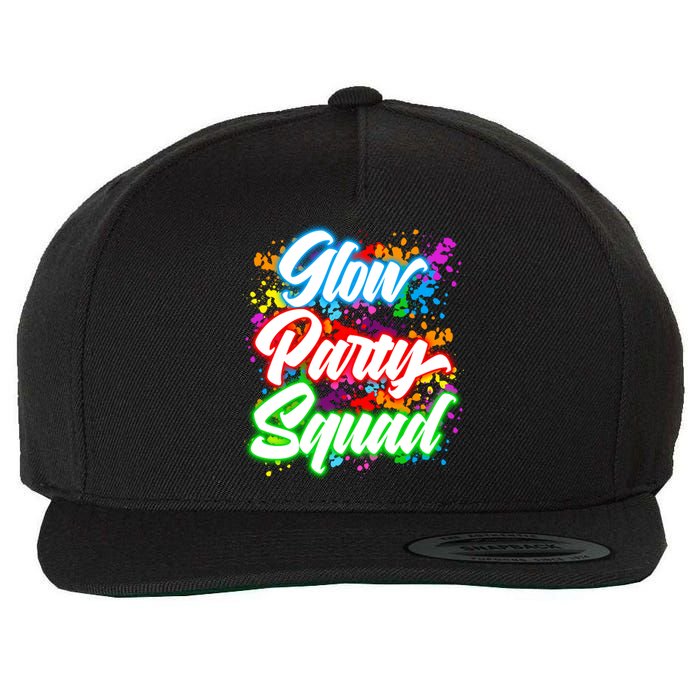 Glow Party Squad Neon Wool Snapback Cap