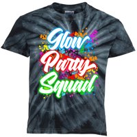 Glow Party Squad Neon Kids Tie-Dye T-Shirt