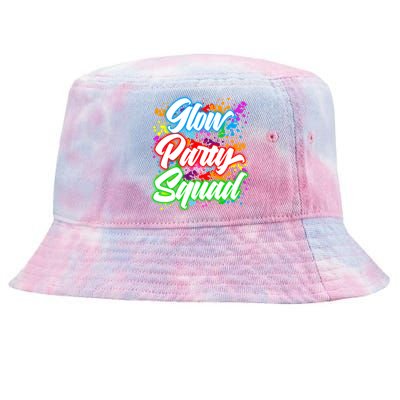 Glow Party Squad Neon Tie-Dyed Bucket Hat