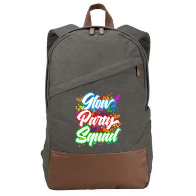 Glow Party Squad Neon Cotton Canvas Backpack