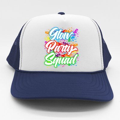 Glow Party Squad Neon Trucker Hat