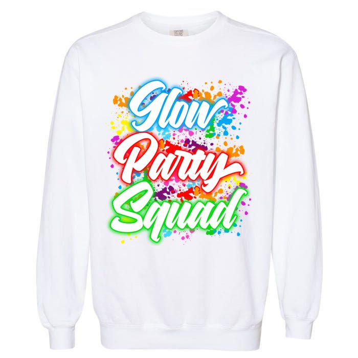 Glow Party Squad Neon Garment-Dyed Sweatshirt