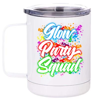 Glow Party Squad Neon 12 oz Stainless Steel Tumbler Cup