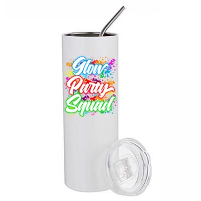 Glow Party Squad Neon Stainless Steel Tumbler