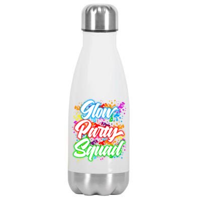 Glow Party Squad Neon Stainless Steel Insulated Water Bottle